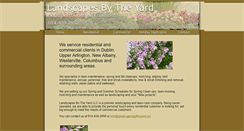 Desktop Screenshot of landscapesbytheyard.com