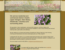 Tablet Screenshot of landscapesbytheyard.com